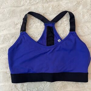 Forever 21 Blue and Black Sports Bra
